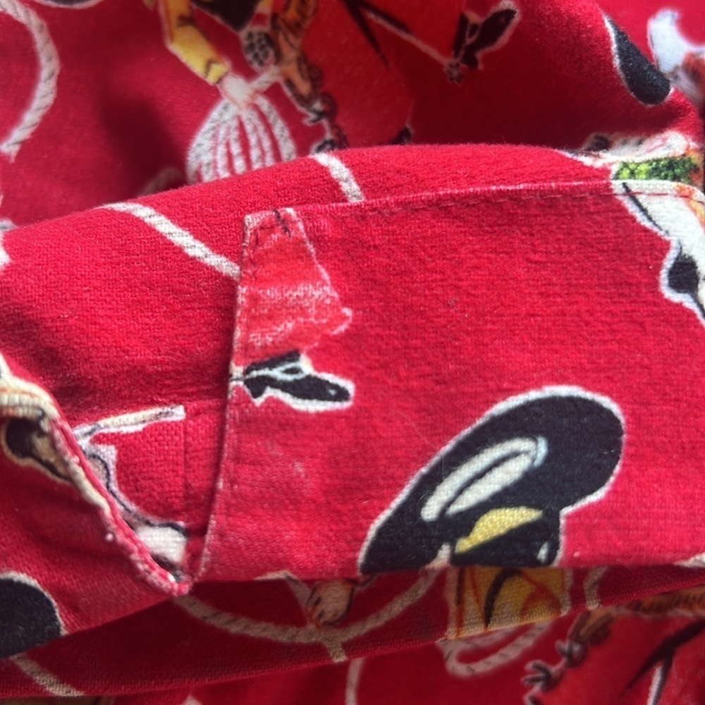 The Cat’s Pajamas retro western print night shirt size medium - Picture 11 of 11